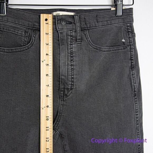 NEW Madewell Stovepipe Jeans in Banberry Wash: Raw-Hem Edition,‎ 27 - Picture 5 of 13